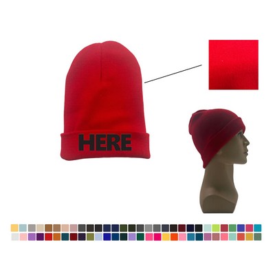 Cuffed Knitted Beanie