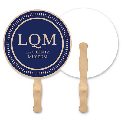 Round Shape Single Hand Fan