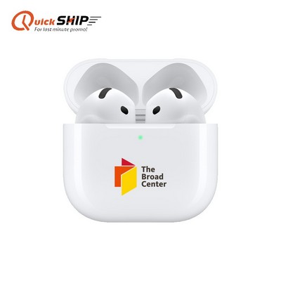 Custom Imprinted Apple AirPods 4 with Custom Imprint