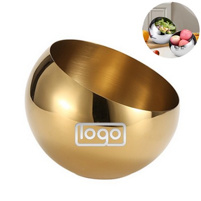 Stainless Steel Slant Cut Bowl