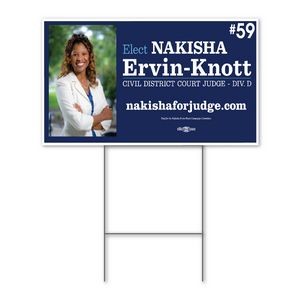 Political Yard Signs 24'' x 18"