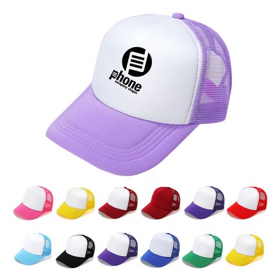 Two Tone Foam Trucker Mesh Cap