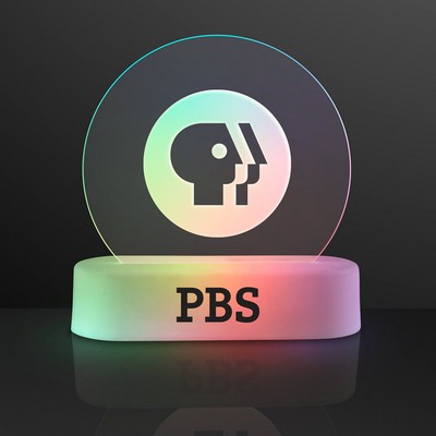 Acrylic Light LED Table Decoration - PRINTED