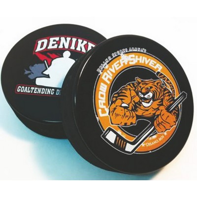 Official Size Professional Hockey Puck (2-sided)
