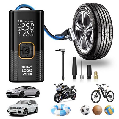 Portable Wireless Tire Inflator USB Air Pump Compressor
