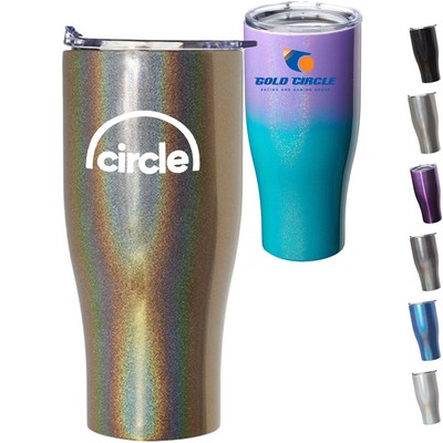 27 oz. Iridescent Stainless Steel Vacuum Travel Mugs