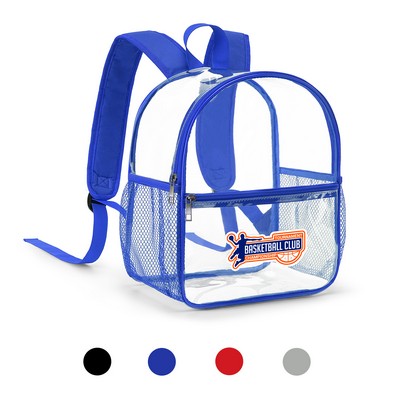 Stadium Approved Clear Backpack with Wide Shoulder Straps (10.5''×12''×6'')